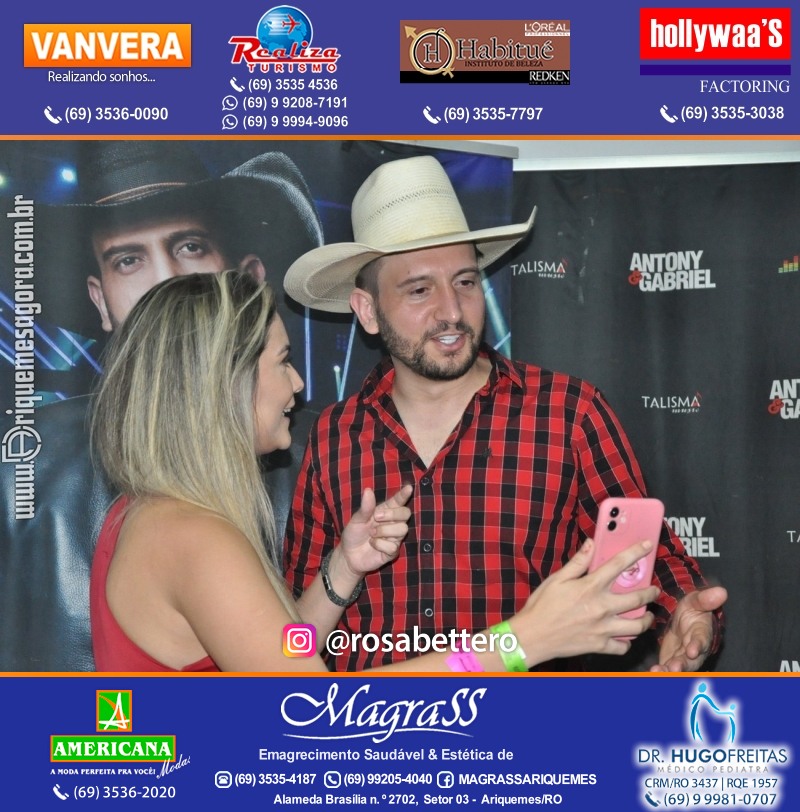 Show com Antony & Gabriel em Ariquemes da Konoha Produções