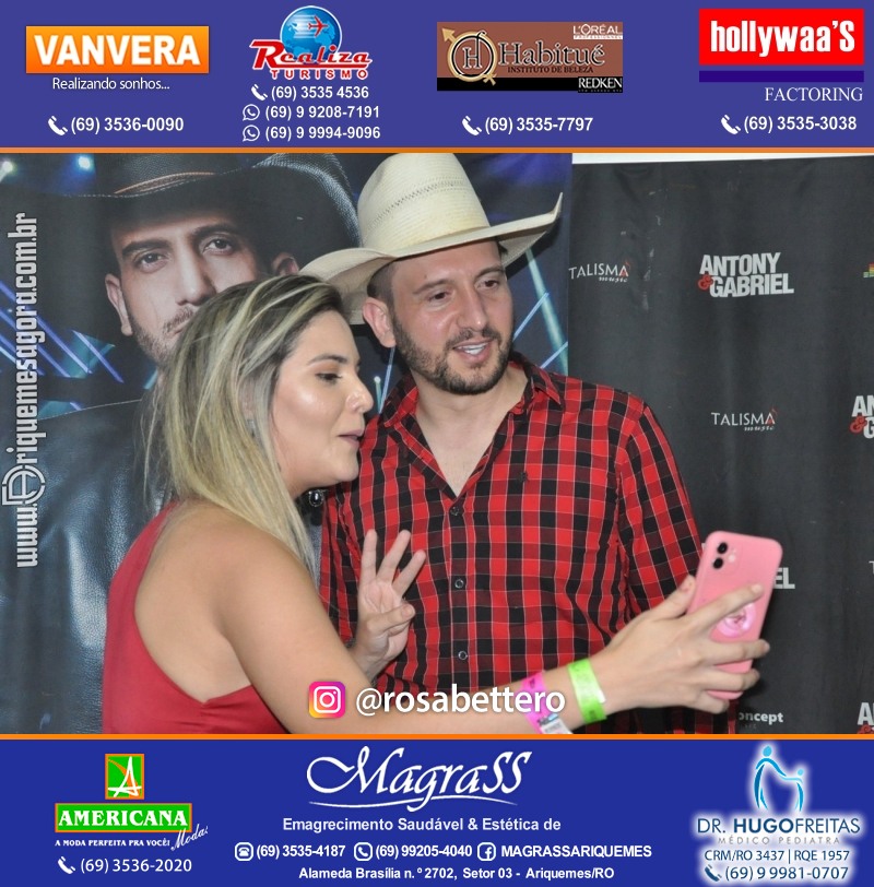Show com Antony & Gabriel em Ariquemes da Konoha Produções