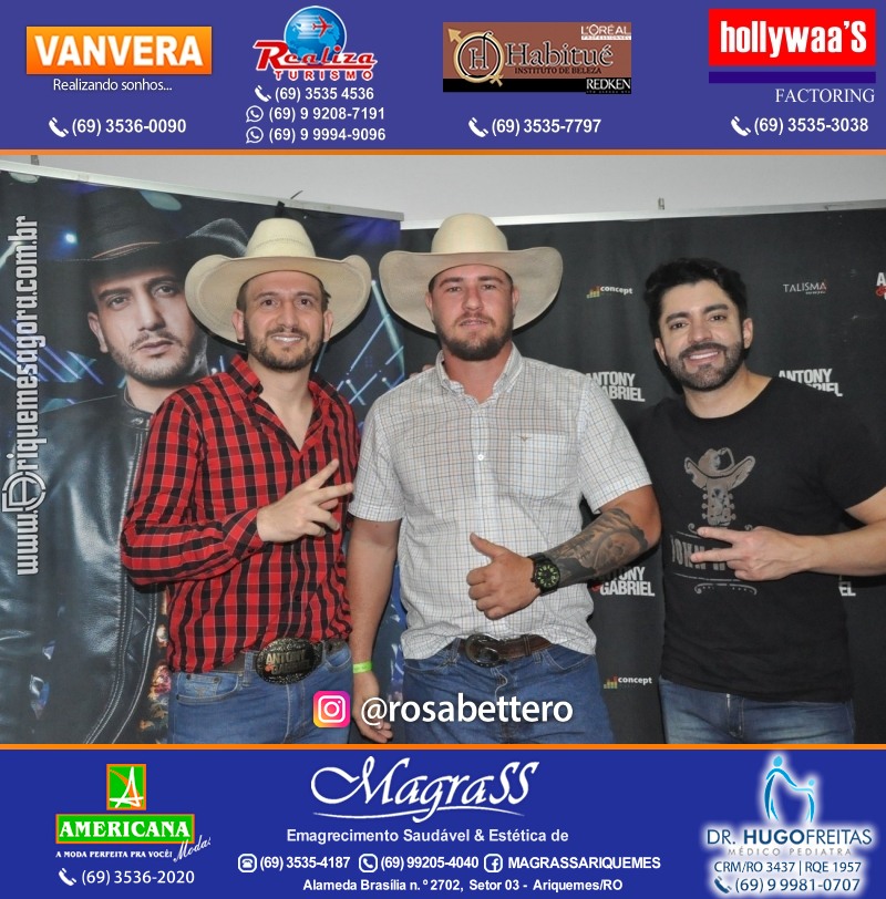 Show com Antony & Gabriel em Ariquemes da Konoha Produções