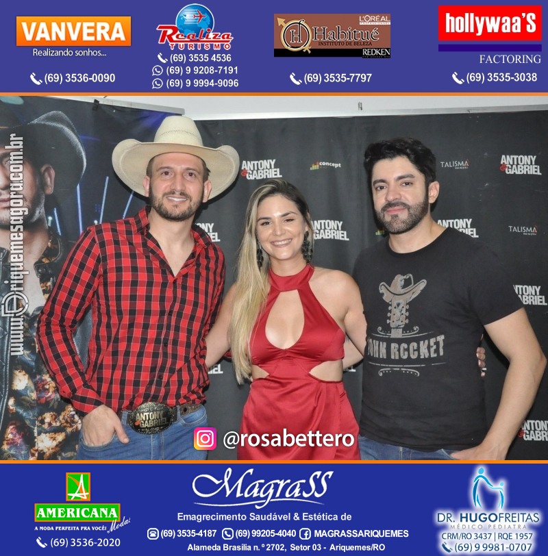 Show com Antony & Gabriel em Ariquemes da Konoha Produções