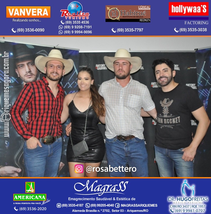 Show com Antony & Gabriel em Ariquemes da Konoha Produções