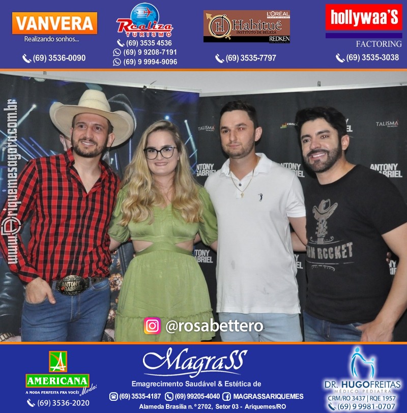 Show com Antony & Gabriel em Ariquemes da Konoha Produções