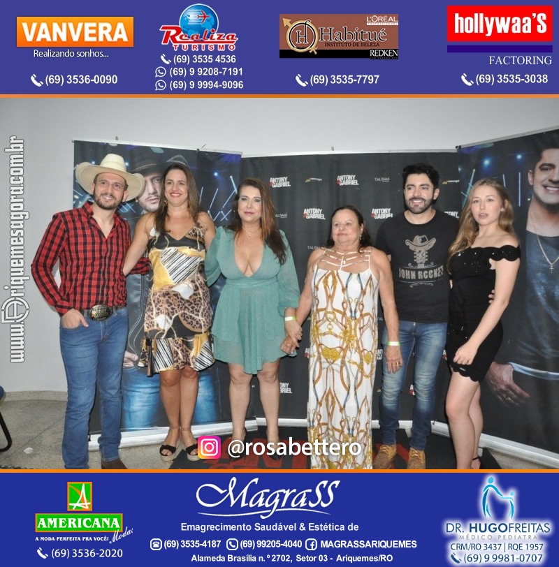 Show com Antony & Gabriel em Ariquemes da Konoha Produções