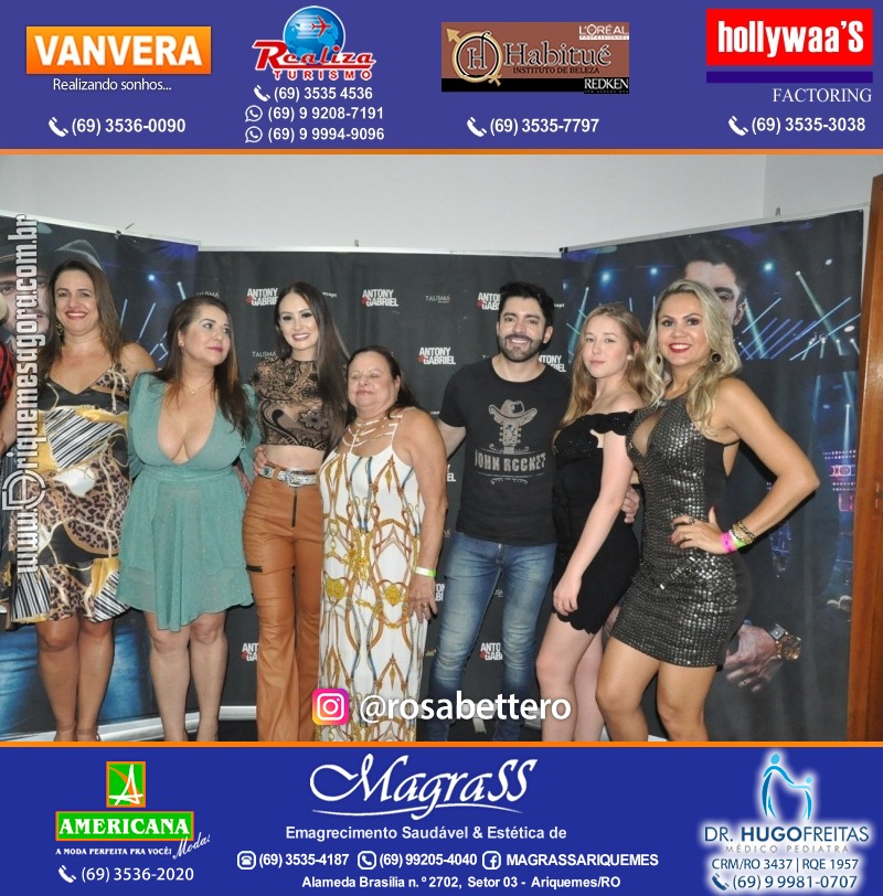 Show com Antony & Gabriel em Ariquemes da Konoha Produções