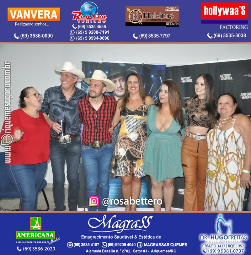 Show com Antony & Gabriel em Ariquemes da Konoha Produções