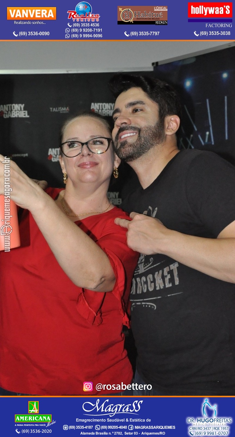 Show com Antony & Gabriel em Ariquemes da Konoha Produções
