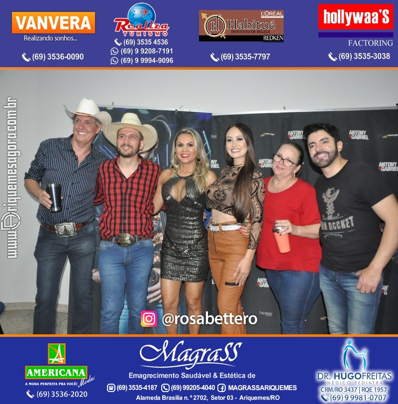 Show com Antony & Gabriel em Ariquemes da Konoha Produções