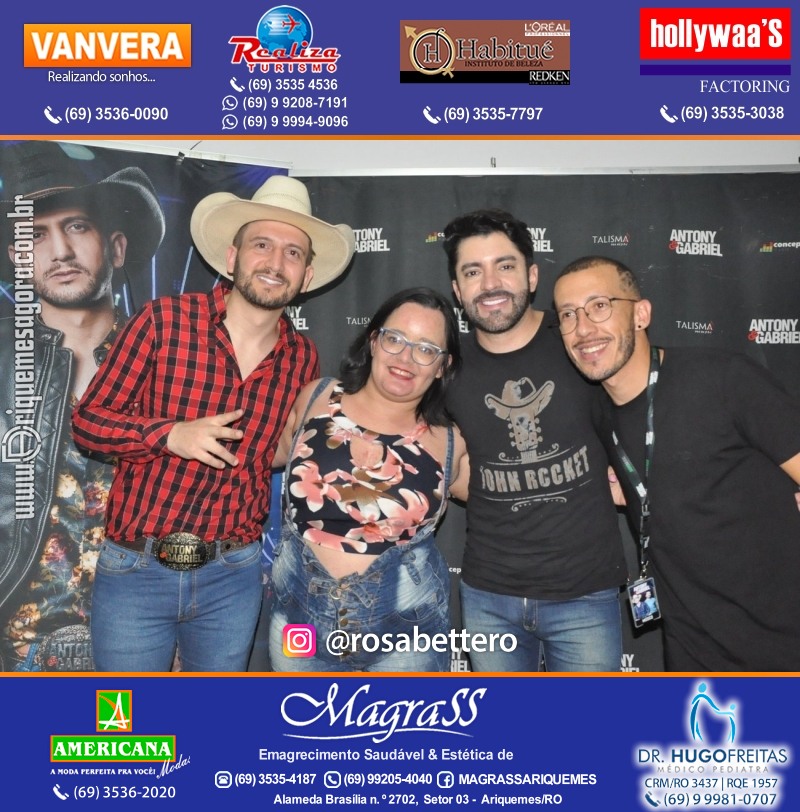 Show com Antony & Gabriel em Ariquemes da Konoha Produções