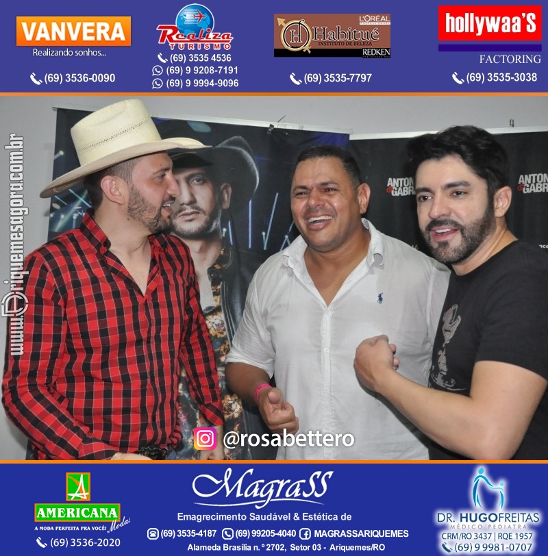 Show com Antony & Gabriel em Ariquemes da Konoha Produções