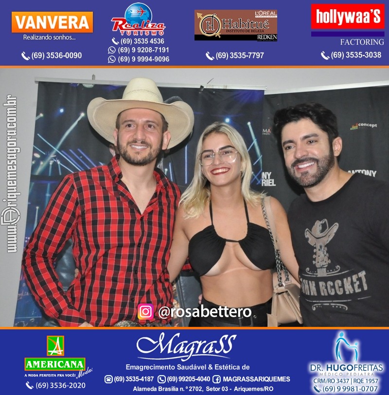 Show com Antony & Gabriel em Ariquemes da Konoha Produções