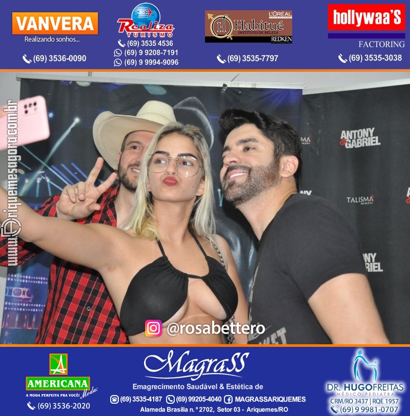 Show com Antony & Gabriel em Ariquemes da Konoha Produções