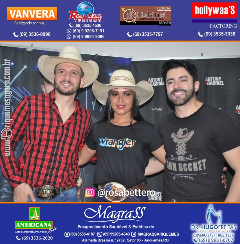 Show com Antony & Gabriel em Ariquemes da Konoha Produções