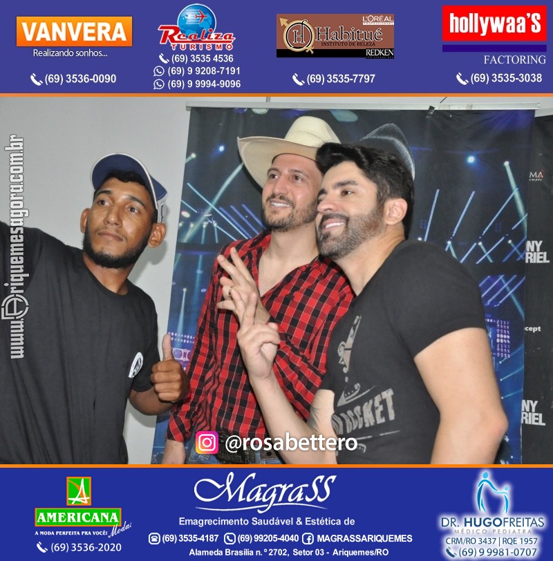 Show com Antony & Gabriel em Ariquemes da Konoha Produções