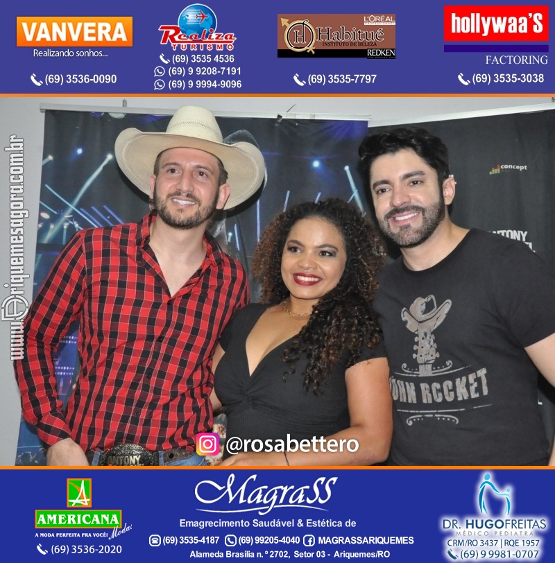 Show com Antony & Gabriel em Ariquemes da Konoha Produções