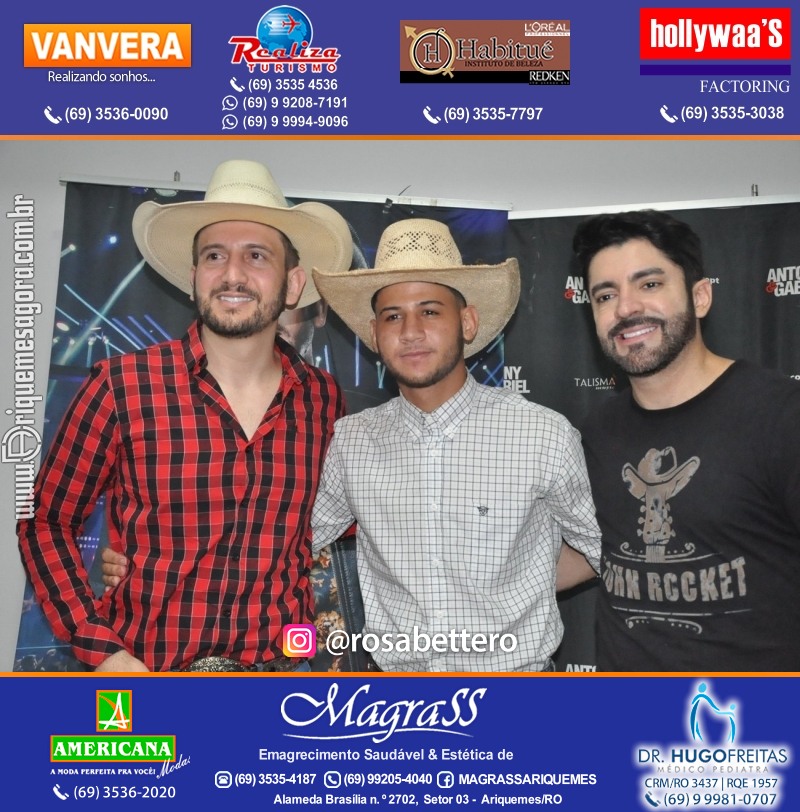 Show com Antony & Gabriel em Ariquemes da Konoha Produções