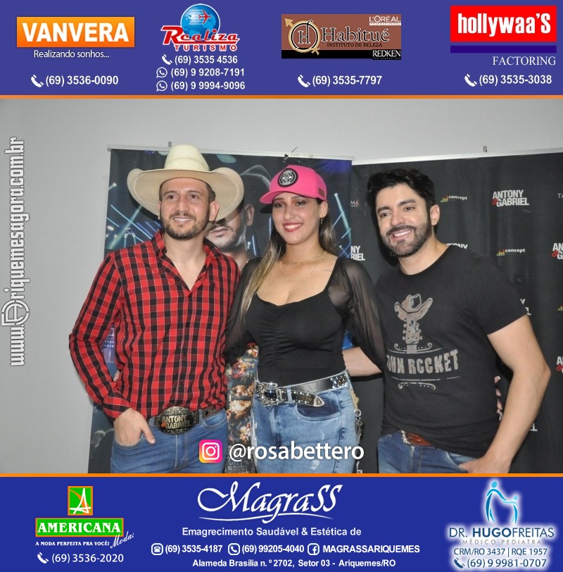Show com Antony & Gabriel em Ariquemes da Konoha Produções