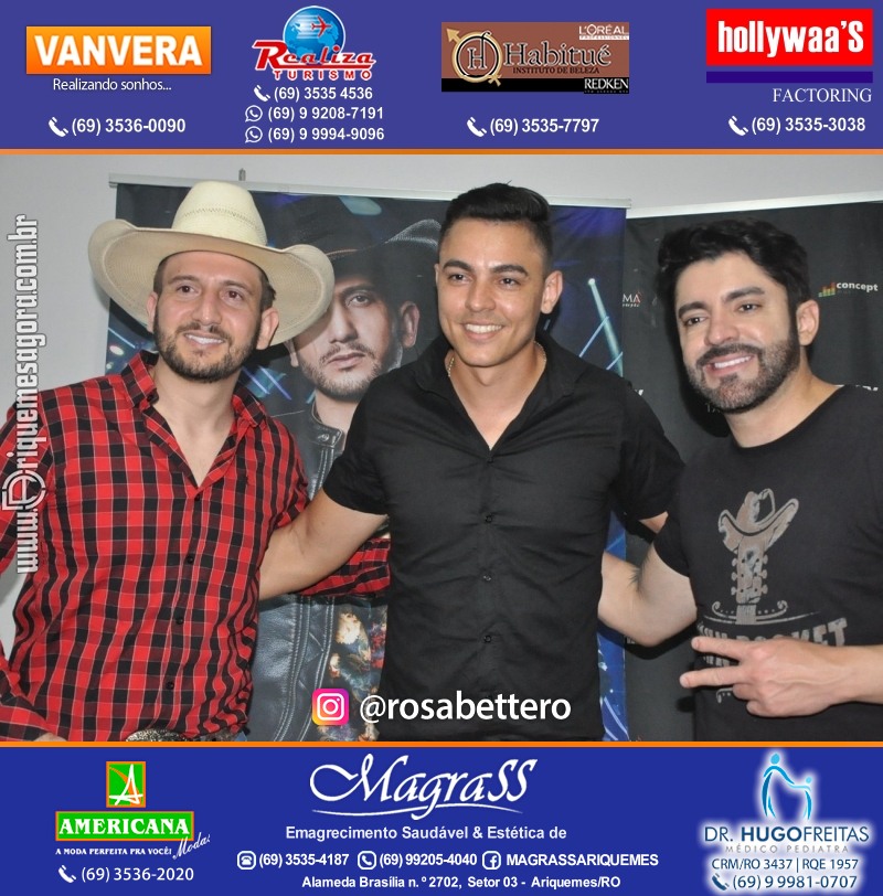 Show com Antony & Gabriel em Ariquemes da Konoha Produções
