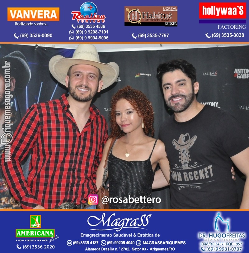 Show com Antony & Gabriel em Ariquemes da Konoha Produções
