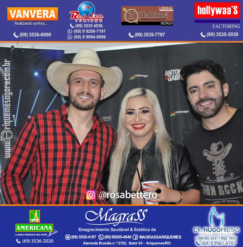 Show com Antony & Gabriel em Ariquemes da Konoha Produções