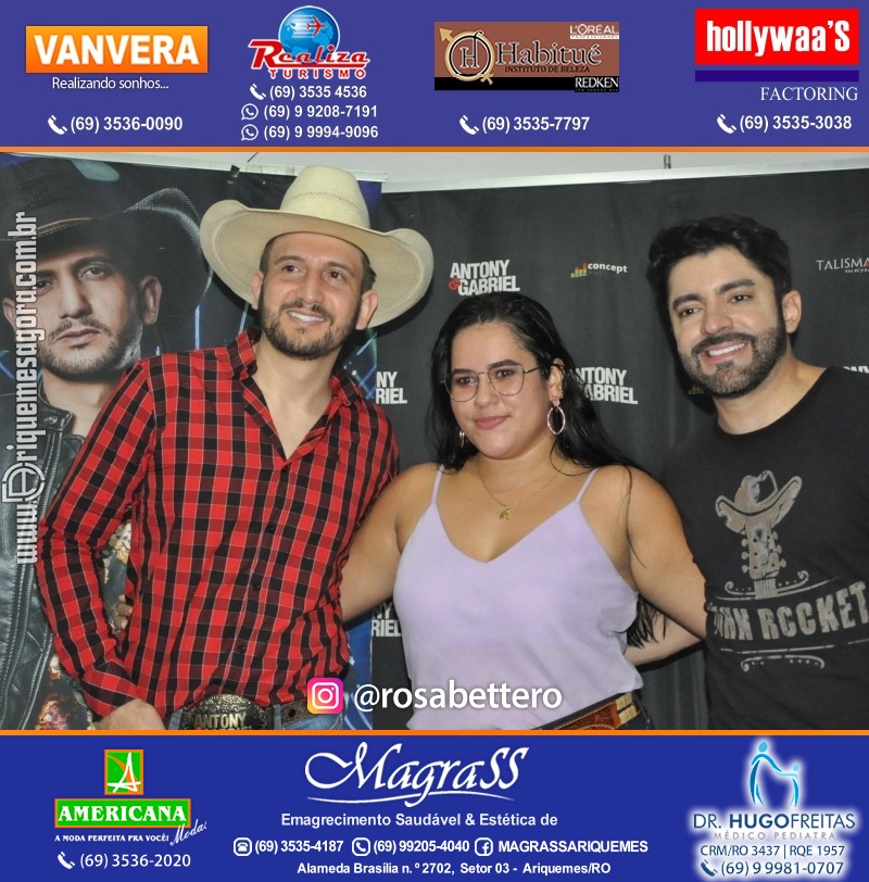 Show com Antony & Gabriel em Ariquemes da Konoha Produções