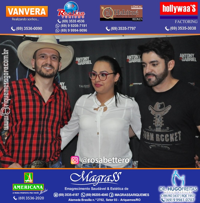 Show com Antony & Gabriel em Ariquemes da Konoha Produções