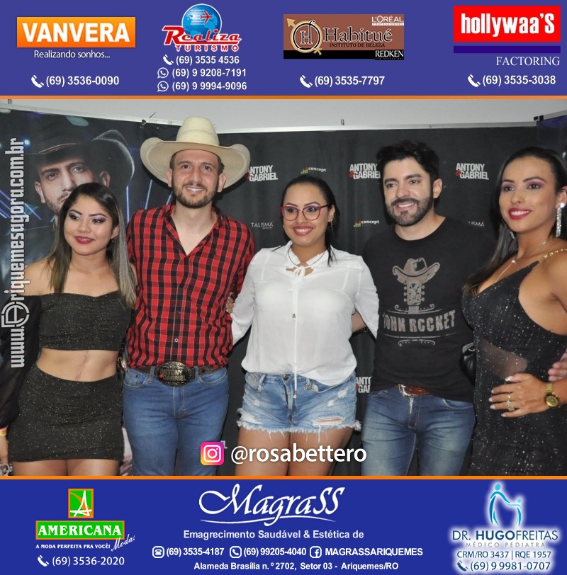 Show com Antony & Gabriel em Ariquemes da Konoha Produções