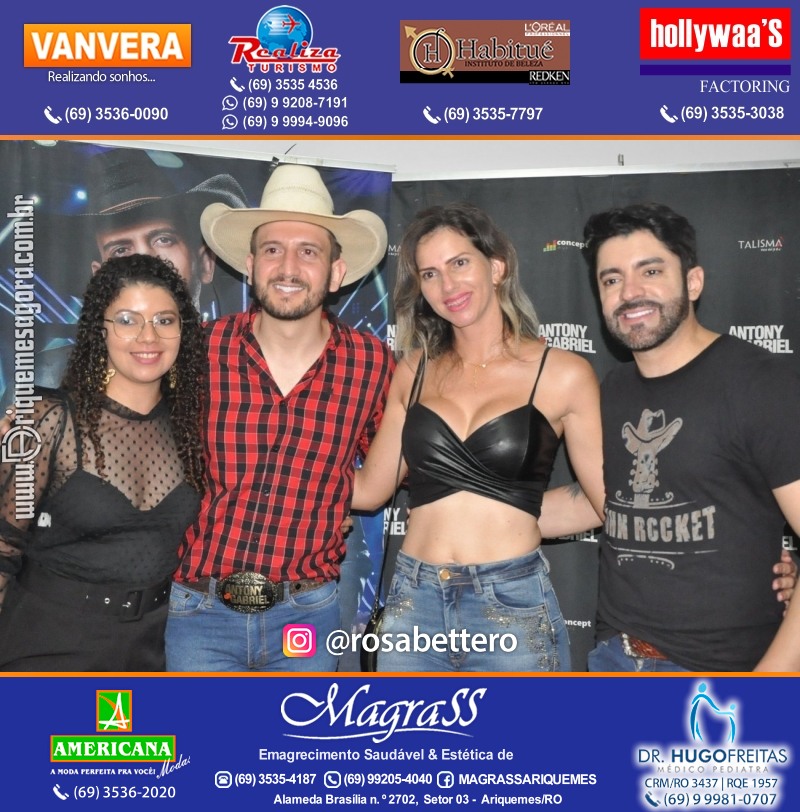 Show com Antony & Gabriel em Ariquemes da Konoha Produções