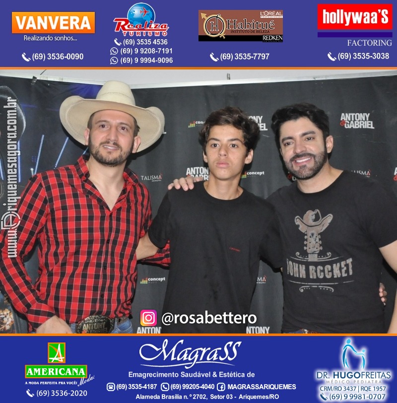 Show com Antony & Gabriel em Ariquemes da Konoha Produções