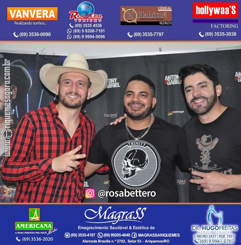 Show com Antony & Gabriel em Ariquemes da Konoha Produções