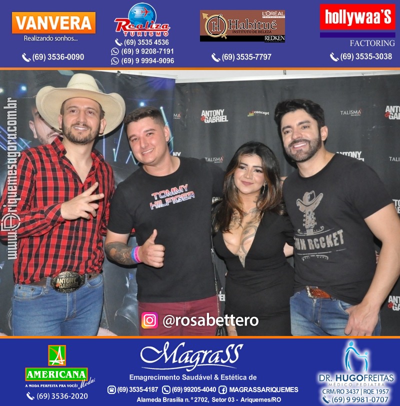 Show com Antony & Gabriel em Ariquemes da Konoha Produções