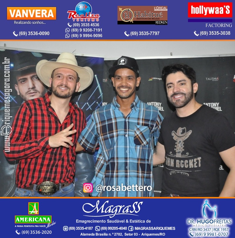 Show com Antony & Gabriel em Ariquemes da Konoha Produções