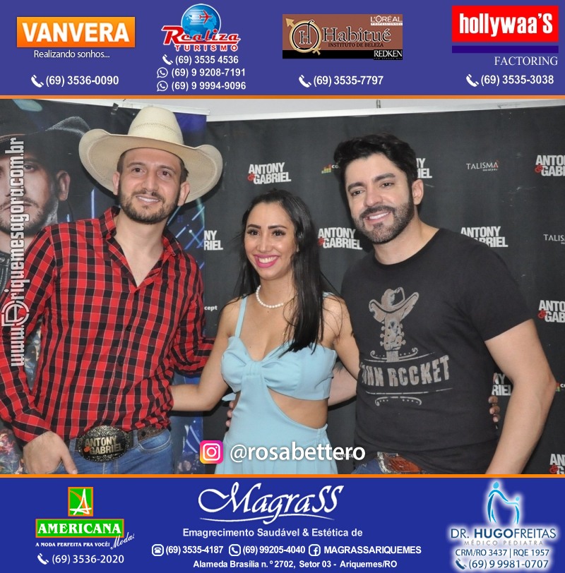 Show com Antony & Gabriel em Ariquemes da Konoha Produções