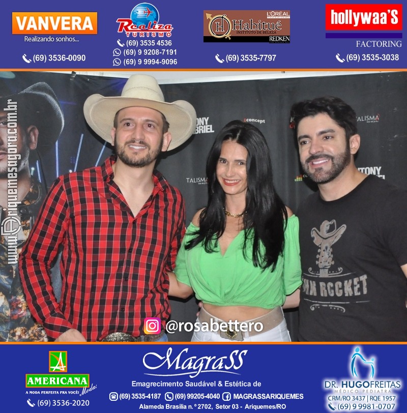 Show com Antony & Gabriel em Ariquemes da Konoha Produções