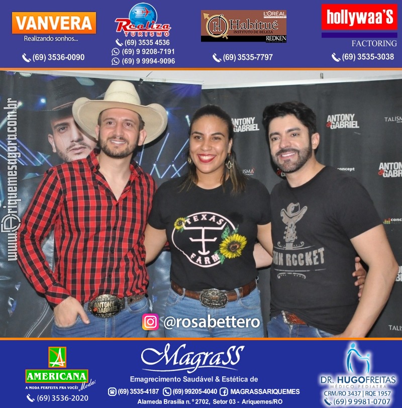 Show com Antony & Gabriel em Ariquemes da Konoha Produções