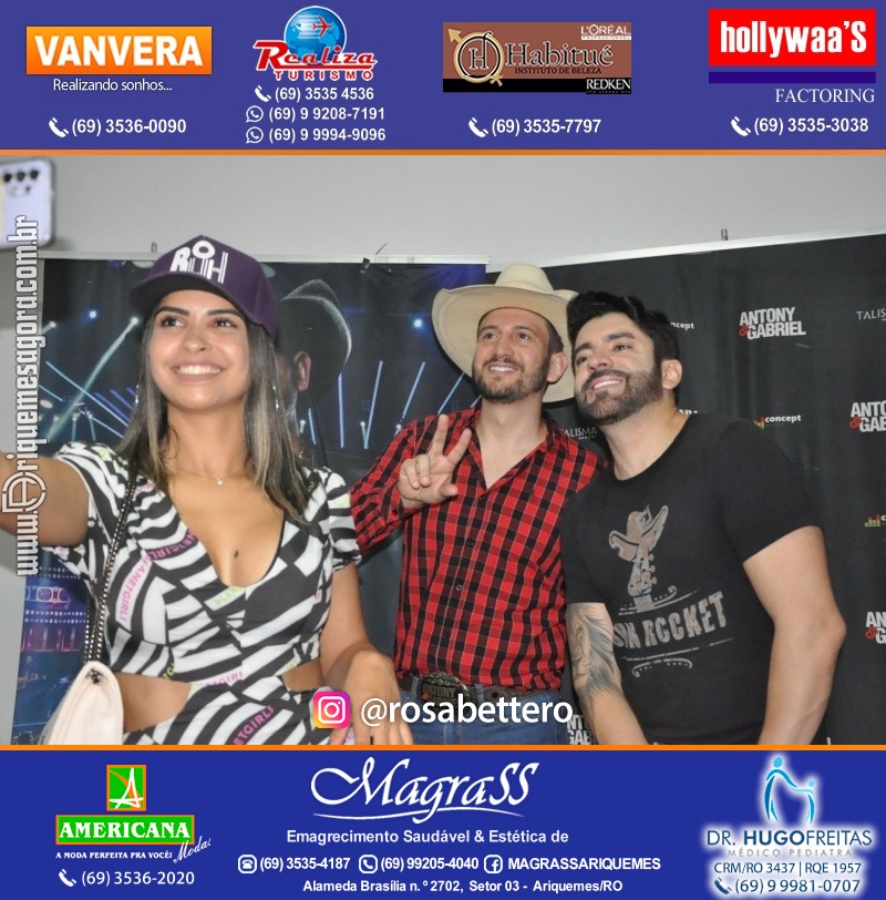 Show com Antony & Gabriel em Ariquemes da Konoha Produções