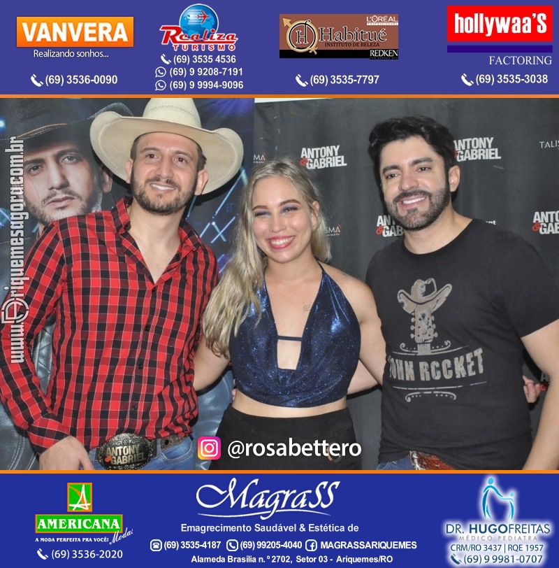 Show com Antony & Gabriel em Ariquemes da Konoha Produções