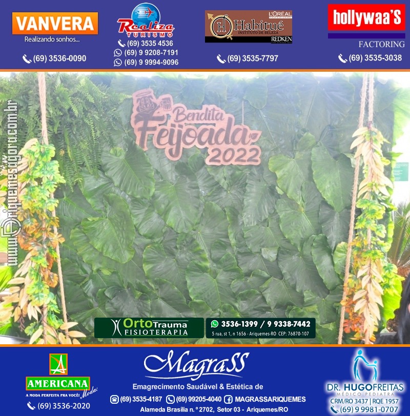 “Bendita Feijoada 2022” Produção HDeventosAriquemes Rondônia