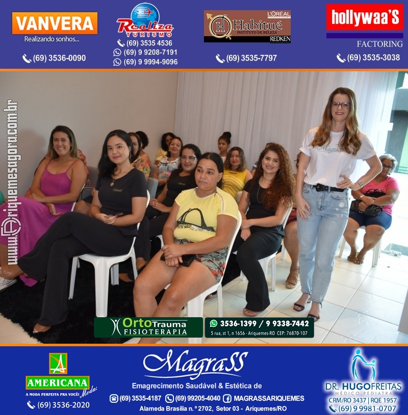 Workshop “Uma conversa sobre pertencimento” em Comemoração Mês da Mulher na Magrass Ariquemes Rondônia