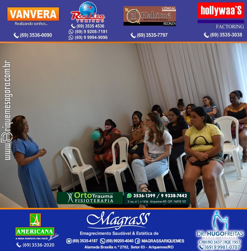 Workshop “Uma conversa sobre pertencimento” em Comemoração Mês da Mulher na Magrass Ariquemes Rondônia