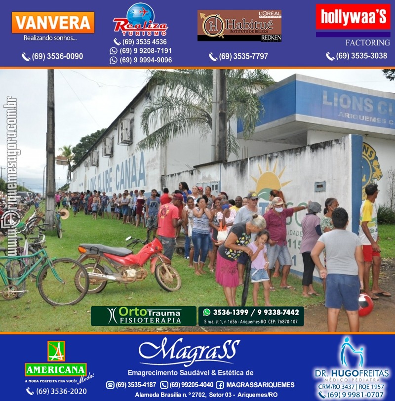 Lions Clube Ariquemes Canaã faz entrega de Peixe na Semana Santa