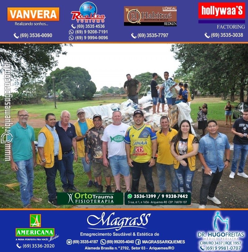 Lions Clube Ariquemes Canaã faz entrega de Peixe na Semana Santa