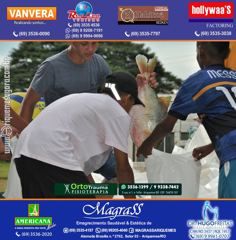 Lions Clube Ariquemes Canaã faz entrega de Peixe na Semana Santa