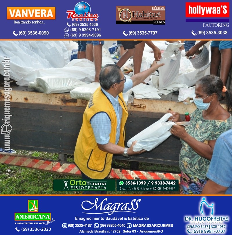 Lions Clube Ariquemes Canaã faz entrega de Peixe na Semana Santa