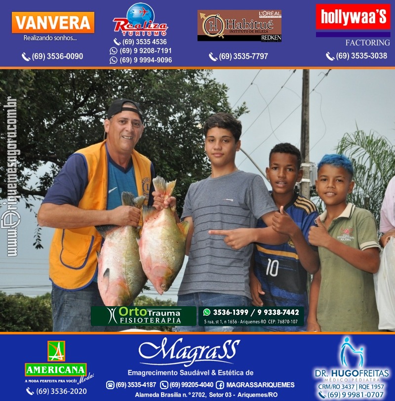 Lions Clube Ariquemes Canaã faz entrega de Peixe na Semana Santa