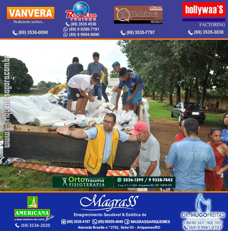 Lions Clube Ariquemes Canaã faz entrega de Peixe na Semana Santa