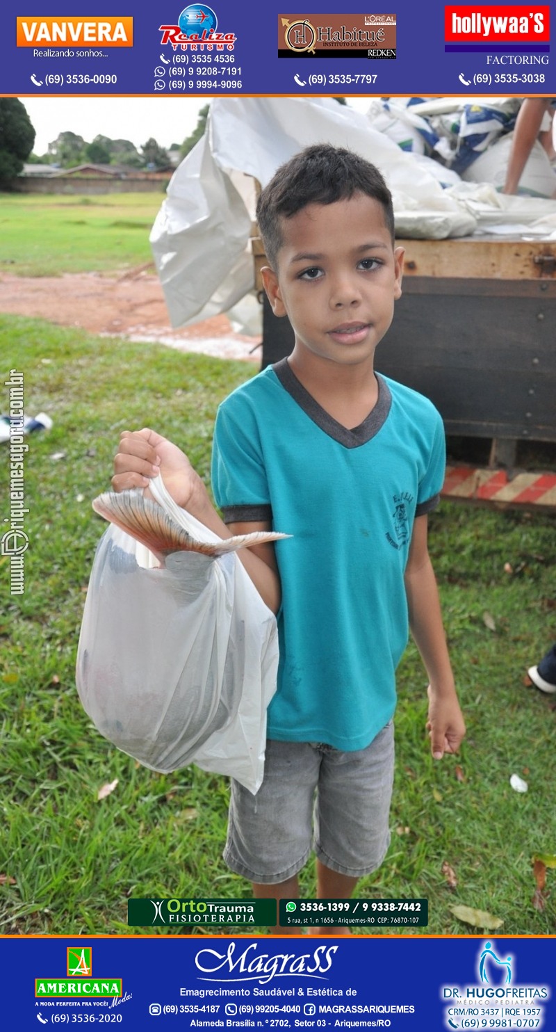 Lions Clube Ariquemes Canaã faz entrega de Peixe na Semana Santa