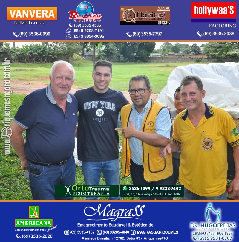 Lions Clube Ariquemes Canaã faz entrega de Peixe na Semana Santa