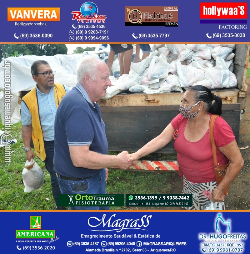 Lions Clube Ariquemes Canaã faz entrega de Peixe na Semana Santa