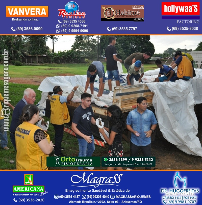 Lions Clube Ariquemes Canaã faz entrega de Peixe na Semana Santa