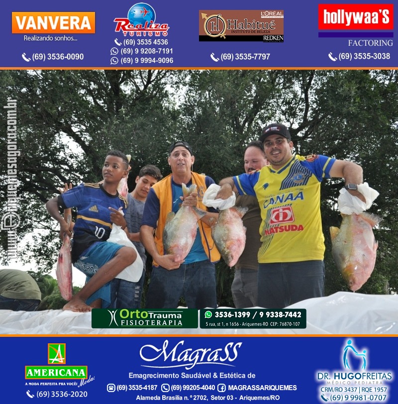 Lions Clube Ariquemes Canaã faz entrega de Peixe na Semana Santa